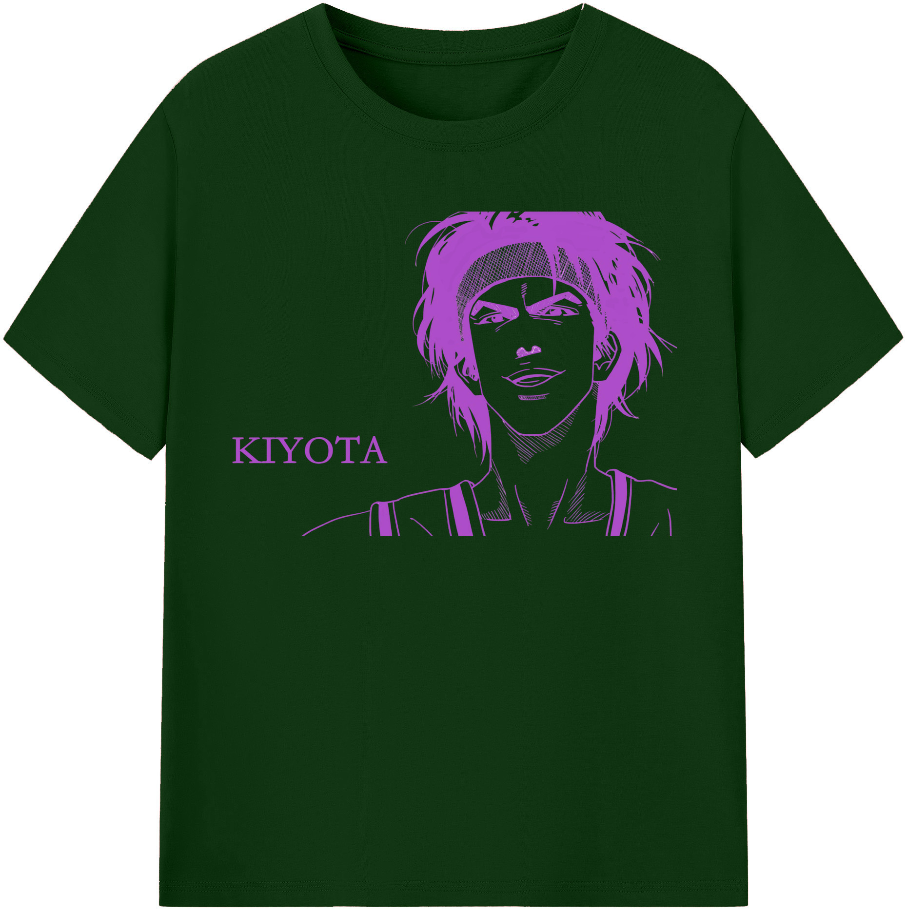 SLAM DUNK／スラムダンク 綿100％半袖Tシャツ（フロントプリント）